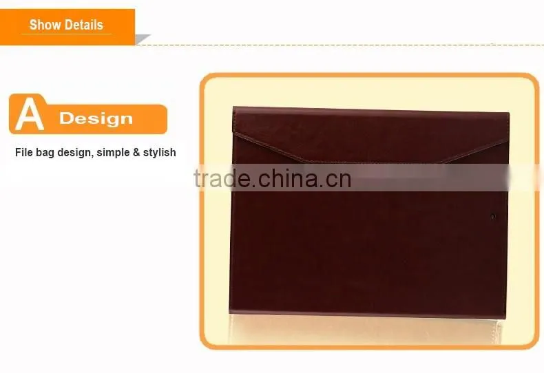 PU Leather case with wireless keyboard for tablet pc iPad air-IP205F