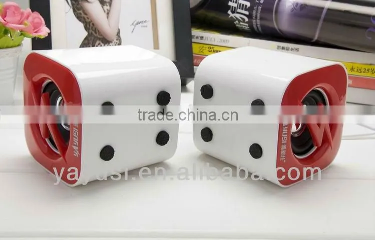 2.0-CH passive portable audio speaker With Vibration Membrane at backside and ce,rohs,fcc