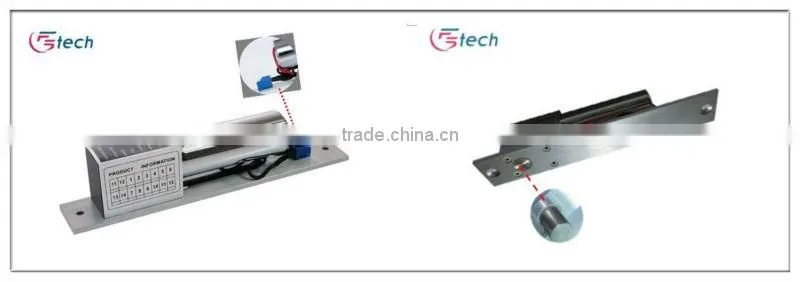 12V fail safe drop bolt locks sliding door lock