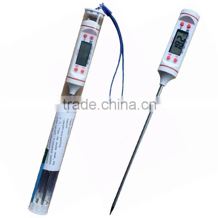 Digital thermometer LCD display meat temperature measurement thermometer digital BBQ thermometer to 100 degree
