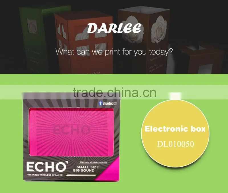 high quality paper packaging box with window custom logo