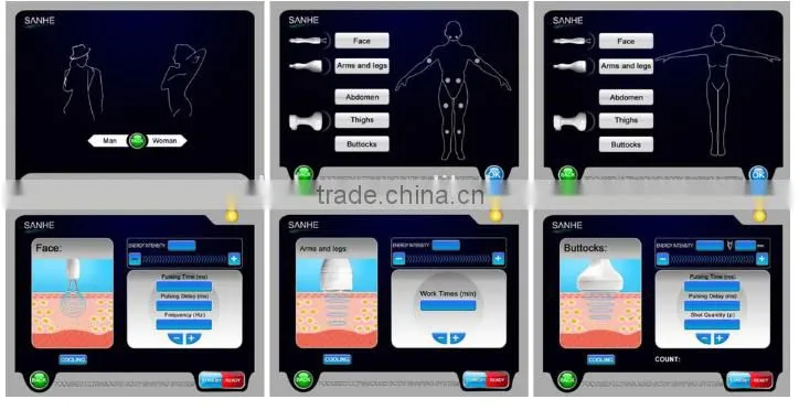 sanhe hifu body shaping fat removal slimming machine/Hifu slimming
