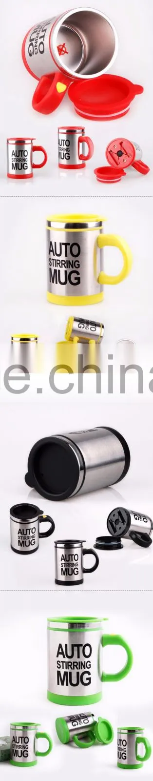Mug Self Stirring Stainless Custom Travel Plastic Coffee Mug