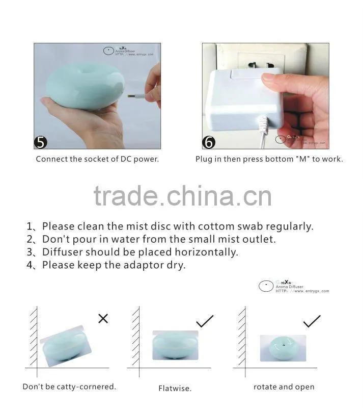 2013 Mini bathroom aroma diffuser/air humidifier