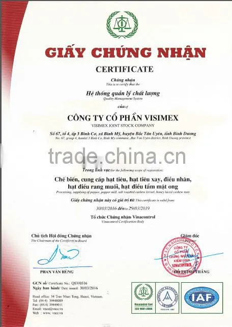 Vietnam Pepper - Black pepper - White pepper - Skype : Visimex03