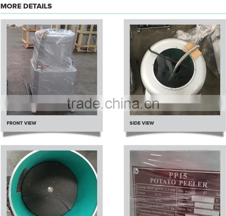 2016 China Supplier for Painted Shell Industrial Potato Peelers