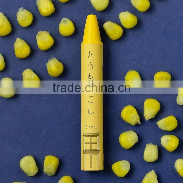 Japanese eco-friendly crayon with natural vegetable colors