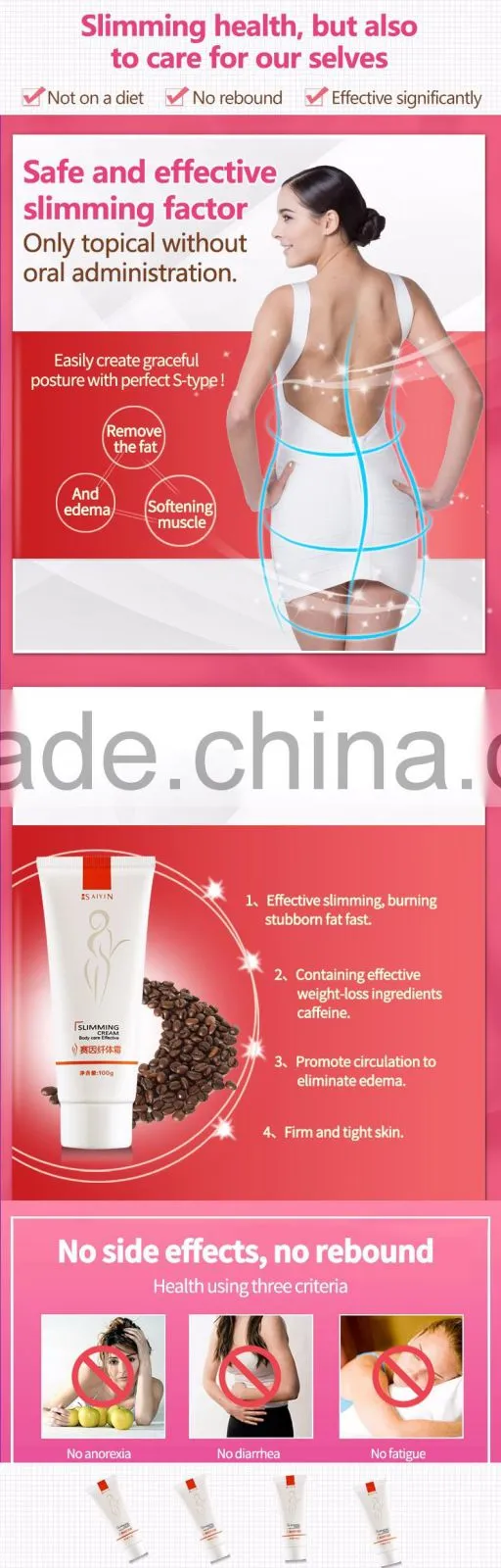 3 days slimming cream foot cream moisturizing cream weight loss cream cellulite cream slimming pants herbal slimming tea