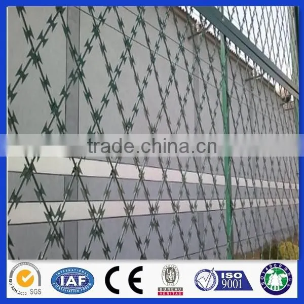 DM galvanized steel razor barbed wire from golden supplier on Alibaba