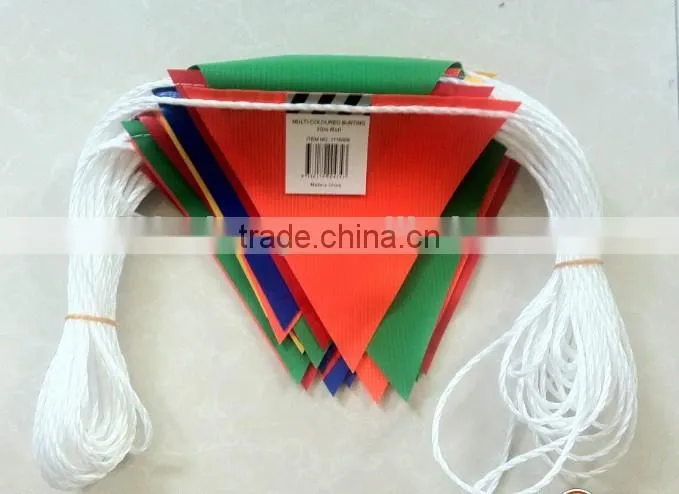 Triangle Plastic Custom Pennant Flags