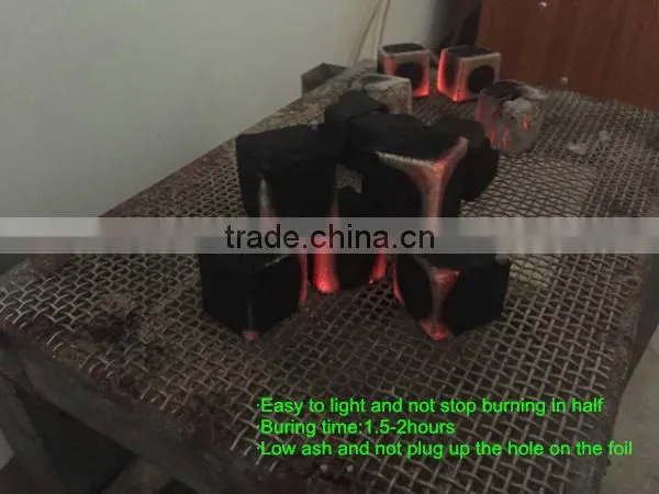 Cubic 2.5*2.5*2.5cm market price for hookah electric charcoal
