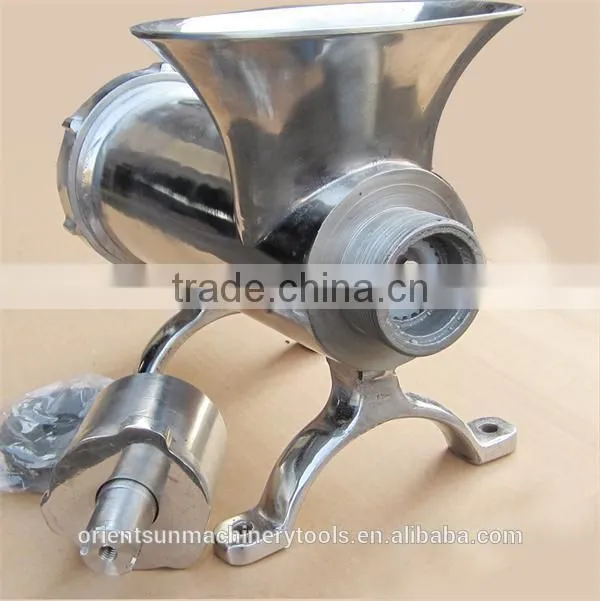 32#B electric commercial meat mincer with motor pulley