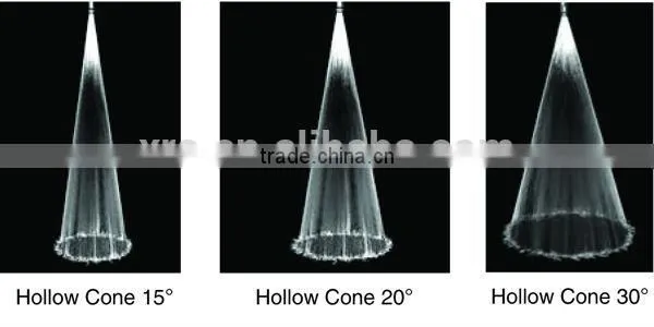 Hollow cone injector nozzle