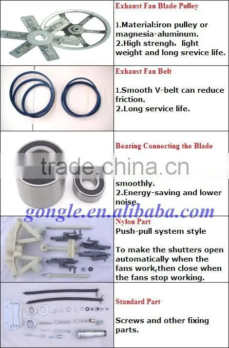 54-inch Push-Pull Exhaust Fan with CE Certificate