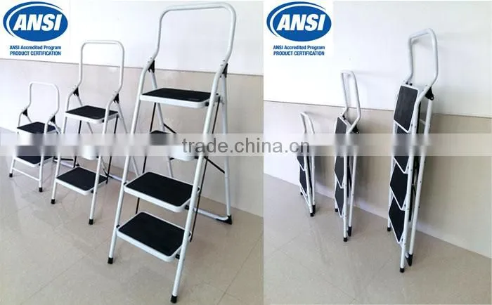 2 step ladder with tool tray