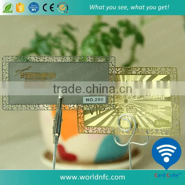 Good Quality Customized Engraved Metal Business Card