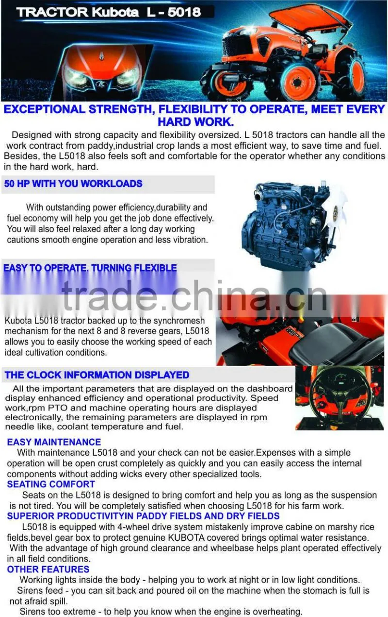 NEW TRACTOR L5018