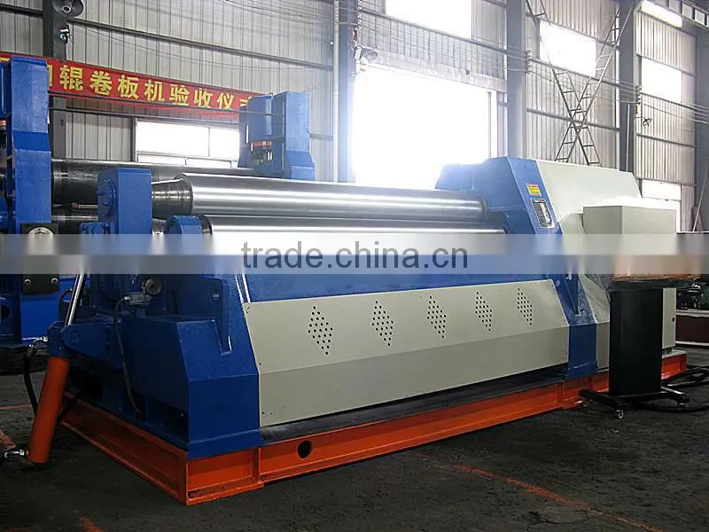 W11S 40*2500 3-roller hydraulic plate Rolling Machine bending plate roll