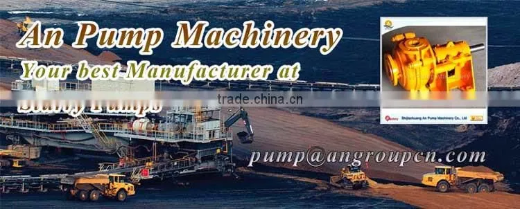 Mineral rubber and metal slurry pump heavy slurrypump