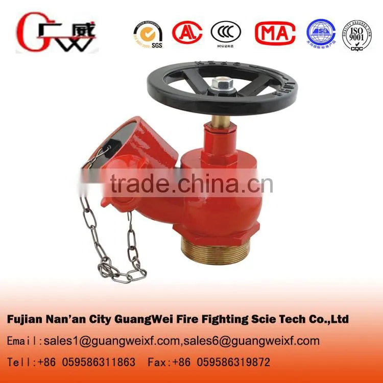 Brass fire hydrant landing valve