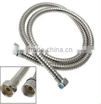 1.8m stainless steel handheld shower hoses double-lock F1/2" * F1/2"