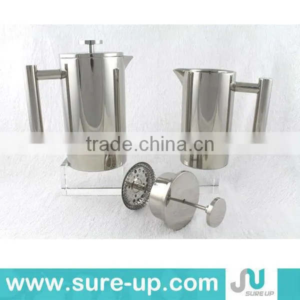 hotel use stainless steel coffee press (0.35L,0.8L,1.0L)