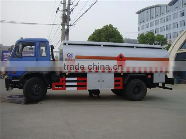 4x2 Dongfeng 15000 litres carbon steel fuel tanker truck
