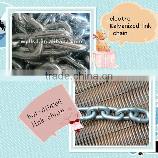 Linyi factory hardware galvanized anchor chain for ship