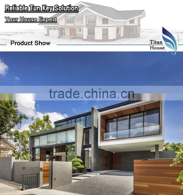 2 Floor Luxury Design Light Steel Prefab House Villa