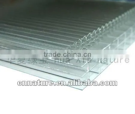 bulue plastic PC hollow sheet