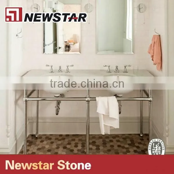Newstar stone top stainless steel vanity base