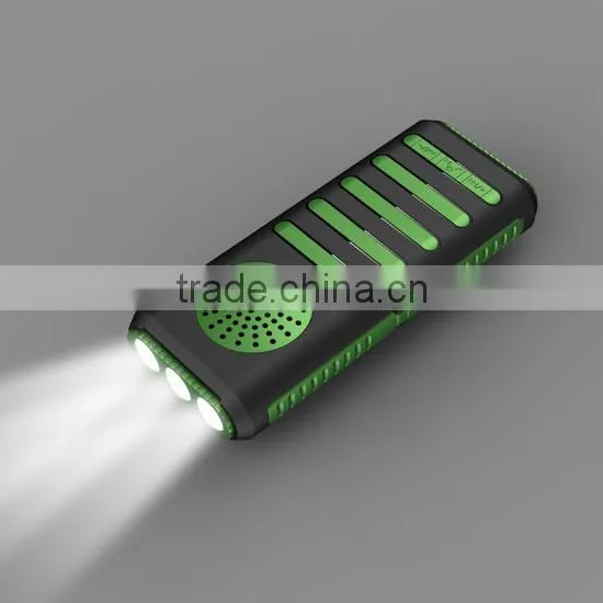 Best selling portable wireless bluetooth music speaker with power bank with LED touch