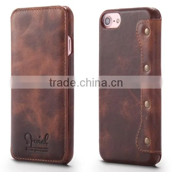 Universal 4.7 Inch Flip Leather Phone Case With Card Slot For iPhone 6 6s 7