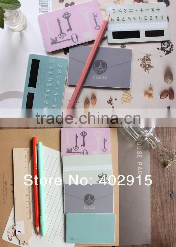 Supply Creative fashion Card calculator / pocket calculator --Pink key