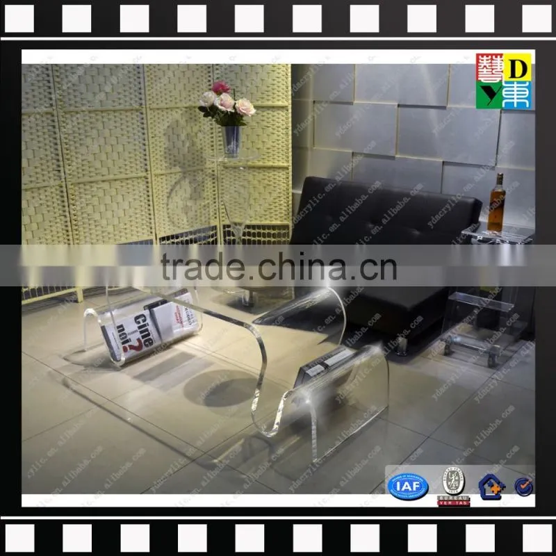 new arrival acrylic radio table hot sale acrylic living room furniture wholesale PMMA lucite acrylic TV set table from China