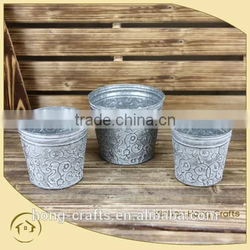 hot sales zinc flower pot for garden