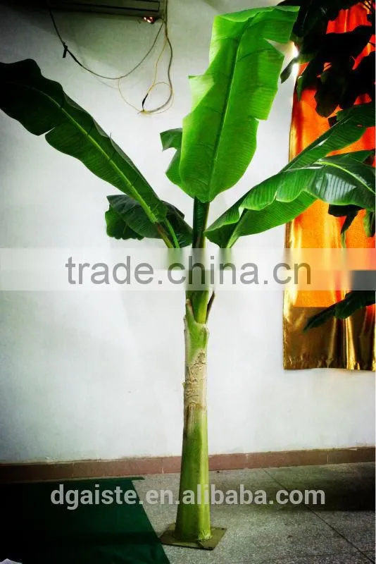 Y8463-7-1LS ( 2014 hot sale Factory direct Extra large banana trees for hotel decoration )