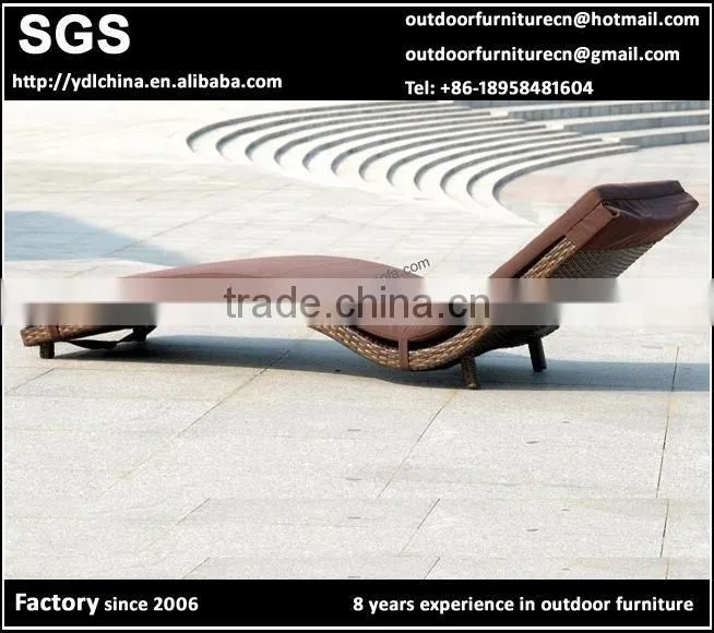 OEM factory custom make SGS HDPE rattan wicker sofa lounge