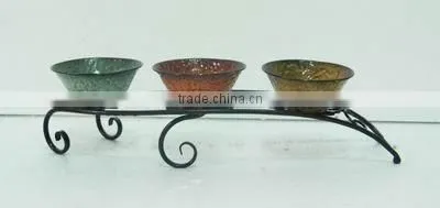 Unique metal wall mounted candle holder