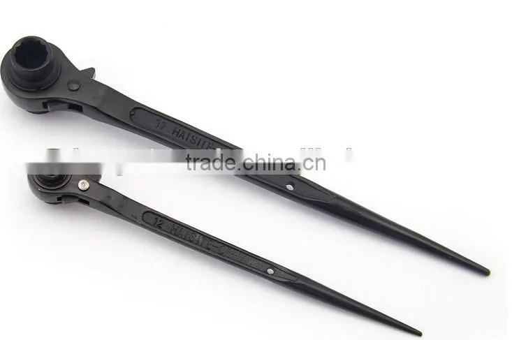 High quality Long Handle scaffold ratchet wrench for sale