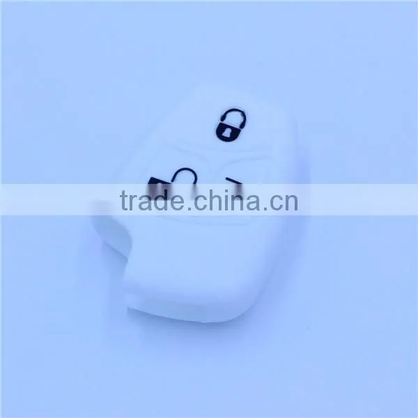 for Mercedes Benz 3 buttons silicone car key case, silicone car key covers for benz
