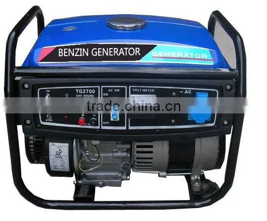 Protable gasoline 2KW 168F engine tiger generator