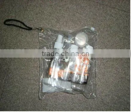 5pcs PET travel bottles set/cosmetic bottle