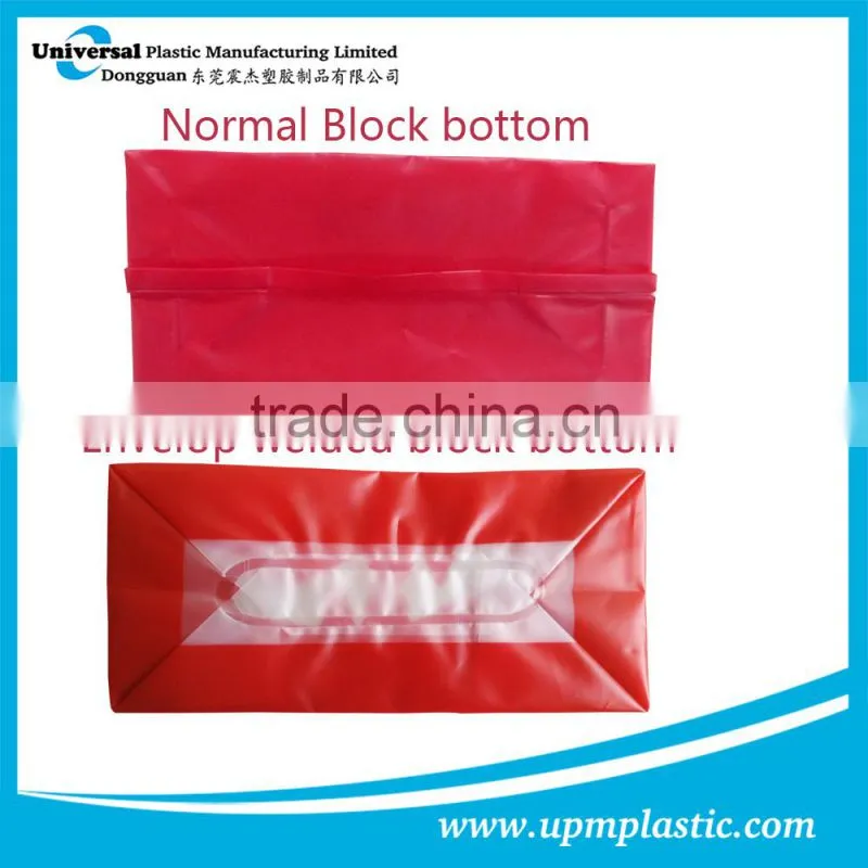 Eco-friendly Disposable degradable rope handle plastic carrier bag