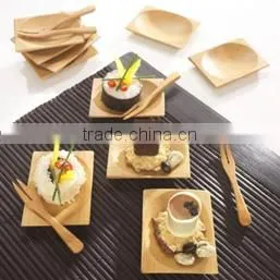 2016 Fashion bamboo plate dish