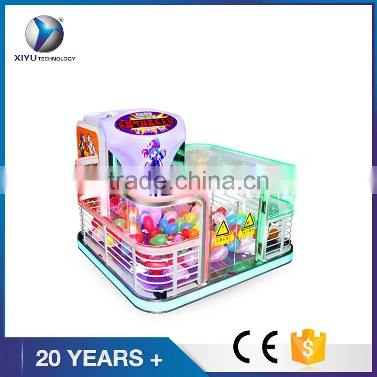 Most popular children coin operated stepping on balloon ticket game machine for sale
