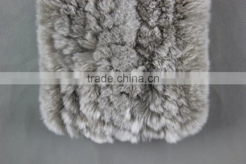 High Quality Knitted Rex-Rabbit Scarf
