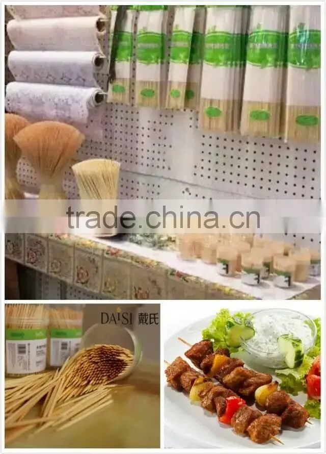 Manufacturer factory wholesale BBQ tools round sticks bamboo skewers