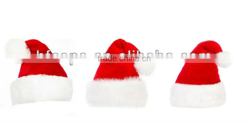 Design in stock wholesale hat kids mini christmas santa hats