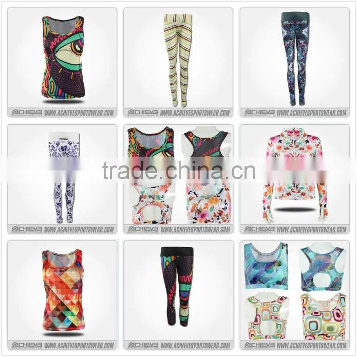 Comfortable 3/4 Yoga pants camo yoga pants